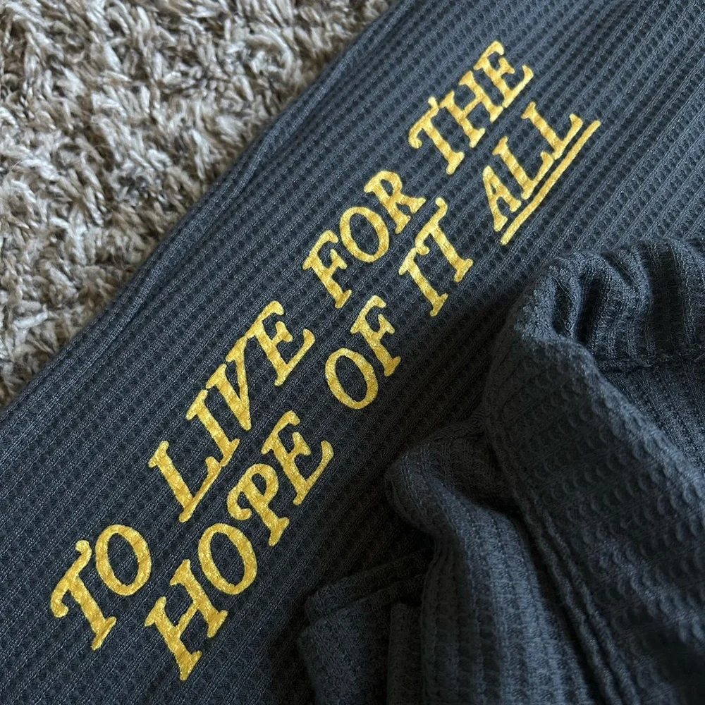 Taylor Swift Folklore Album Gray Pajama Set - Picture 4 of 11